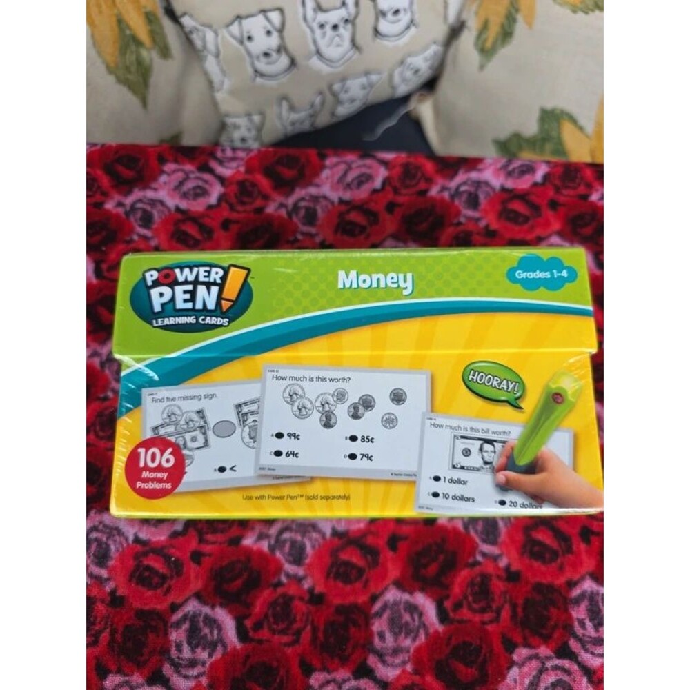 Teacher Created Resources Power Pen Money Learning Cards Grades 1-4 TCR6461